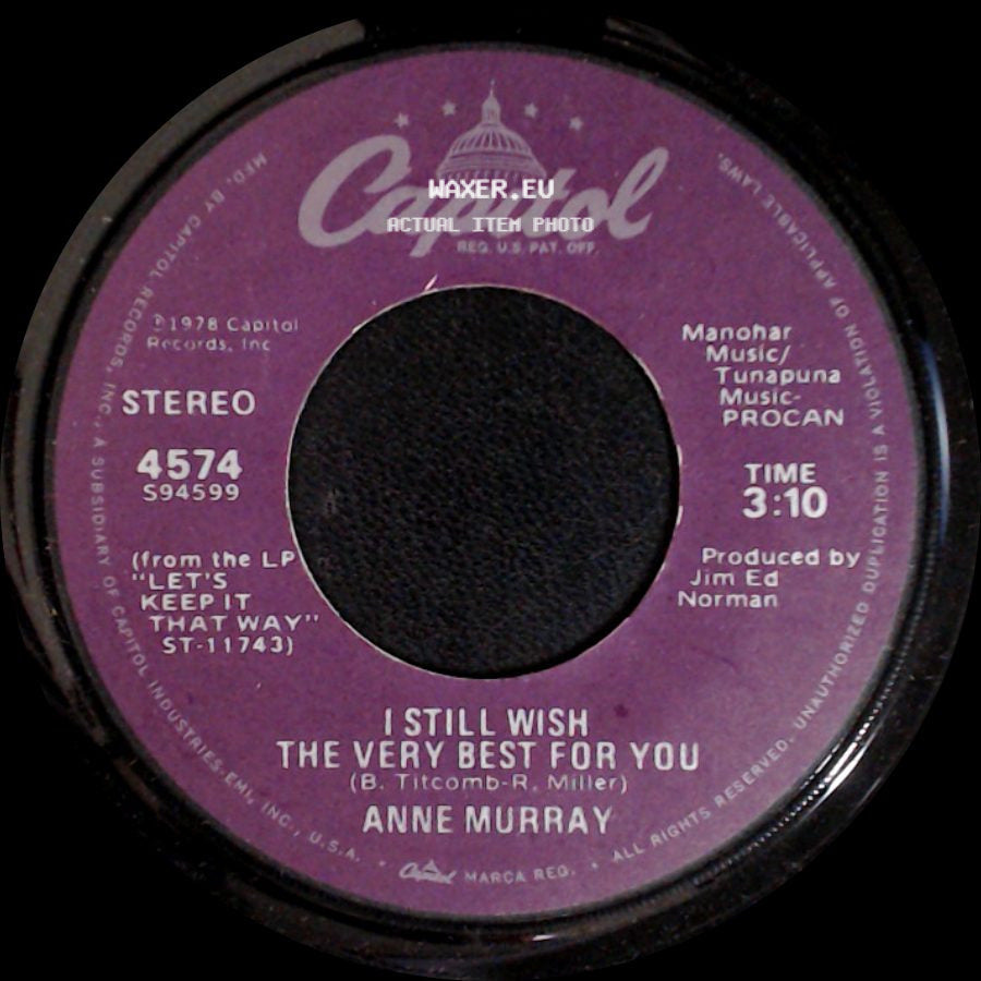 Anne Murray - I Still Wish The Very Best For You / You Needed Me side A