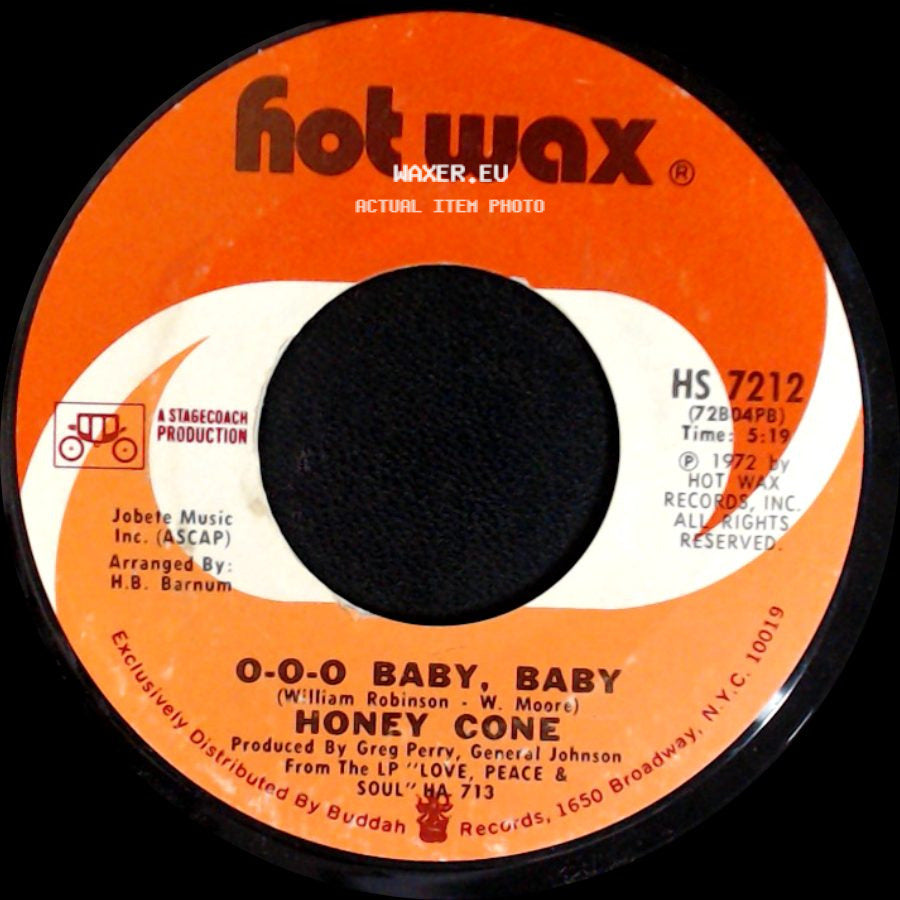Honey Cone - Ace In The Hole / O-O-O Baby, Baby side B