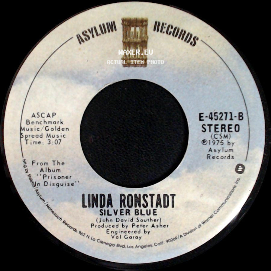Linda Ronstadt - Love Is A Rose / Silver Blue side B
