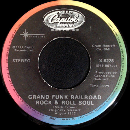 Grand Funk Railroad - Rock & Roll Soul / Footstompin' Music side A