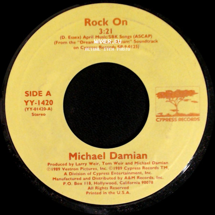 Michael Damian / Blue Future - Rock On / Where Is She? side A