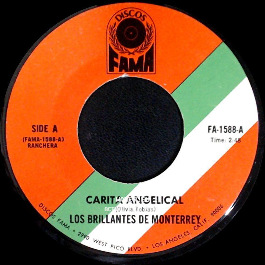 Los Brillantes De Monterrey - Carita Angelical / La Primavera side A
