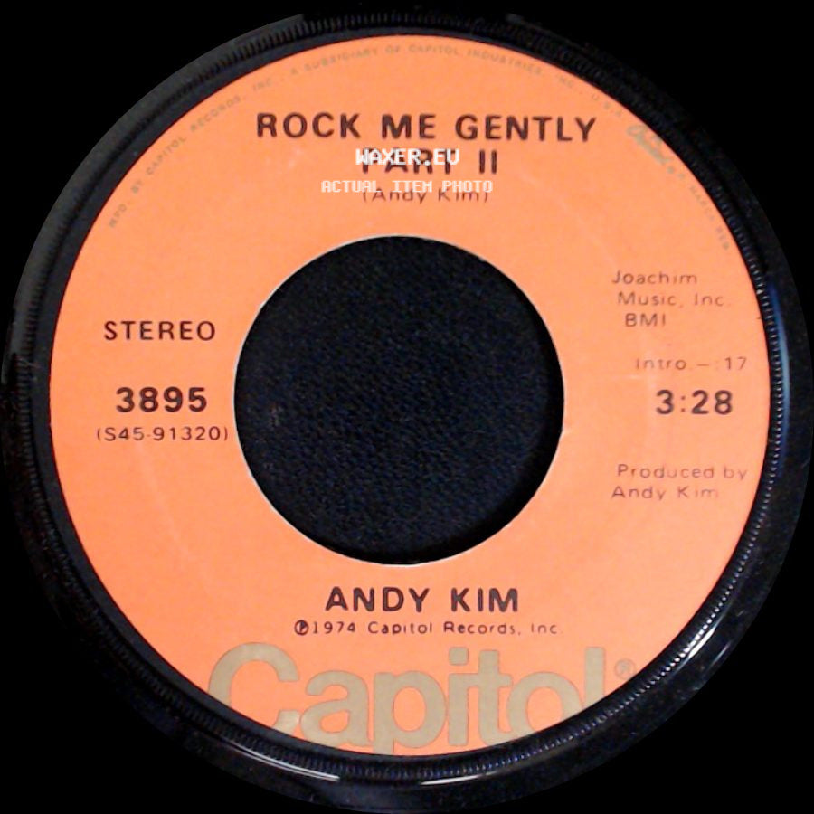 Andy Kim - Rock Me Gently / Rock Me Gently Part Ii side B