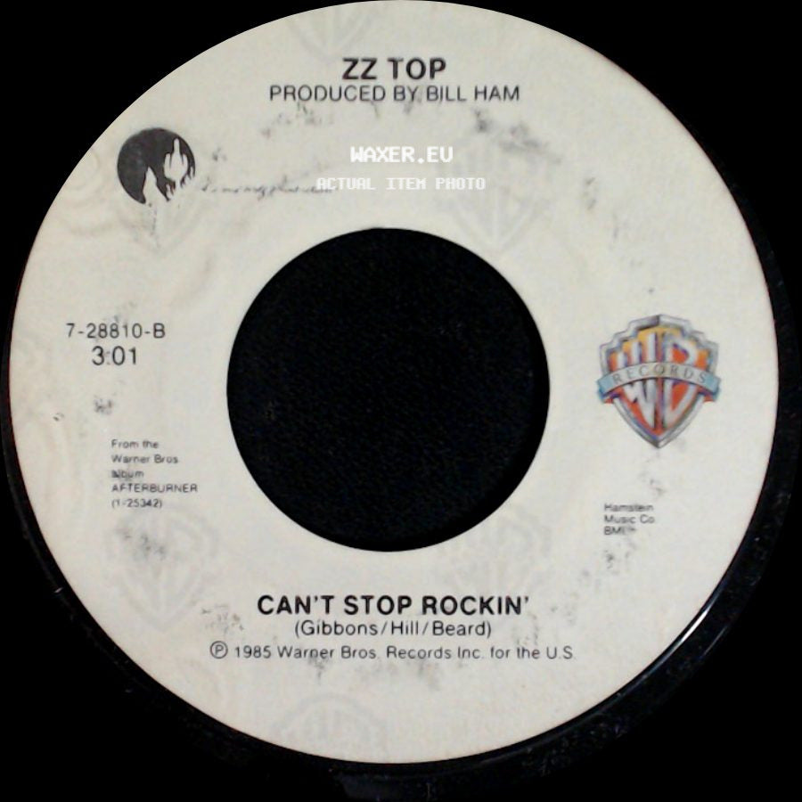 Zz Top - Can't Stop Rockin' / Stages side A