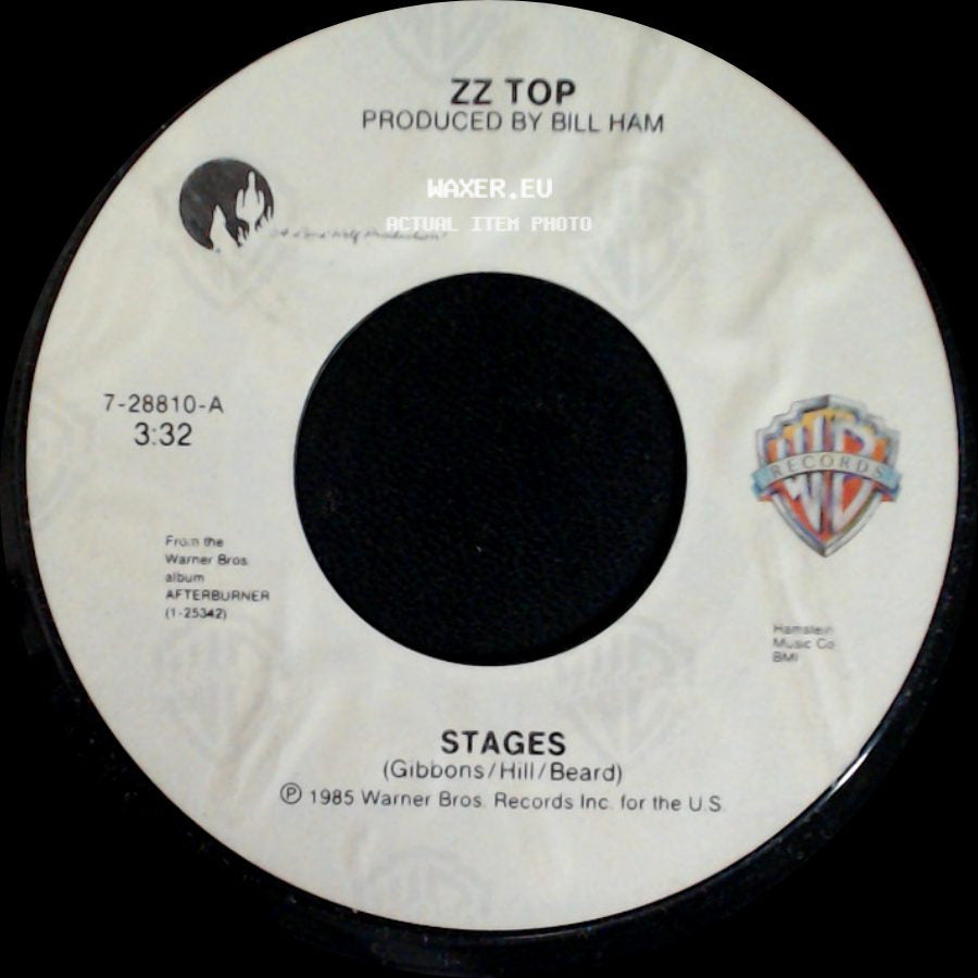 Zz Top - Can't Stop Rockin' / Stages side B