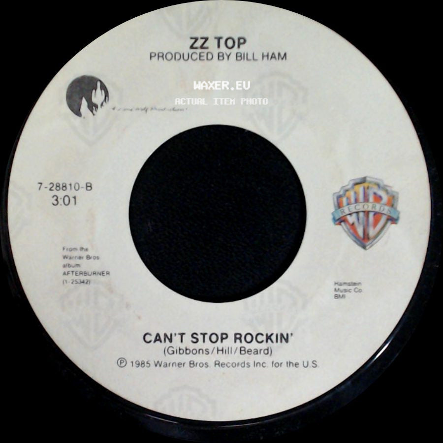 Zz Top - Stages / Can't Stop Rockin' side B