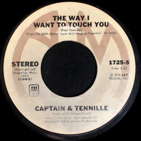 Captain & Tennille - The Way I Want To Touch You / Broddy Bounce side A