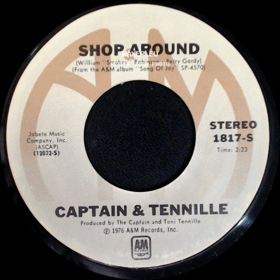 Captain & Tennille - Butterscotch Castle / Shop Around side B