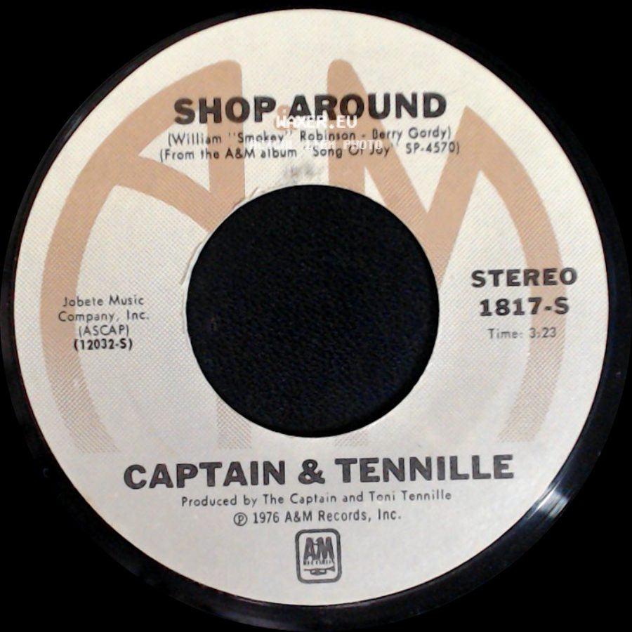 Captain & Tennille - Butterscotch Castle / Shop Around side B