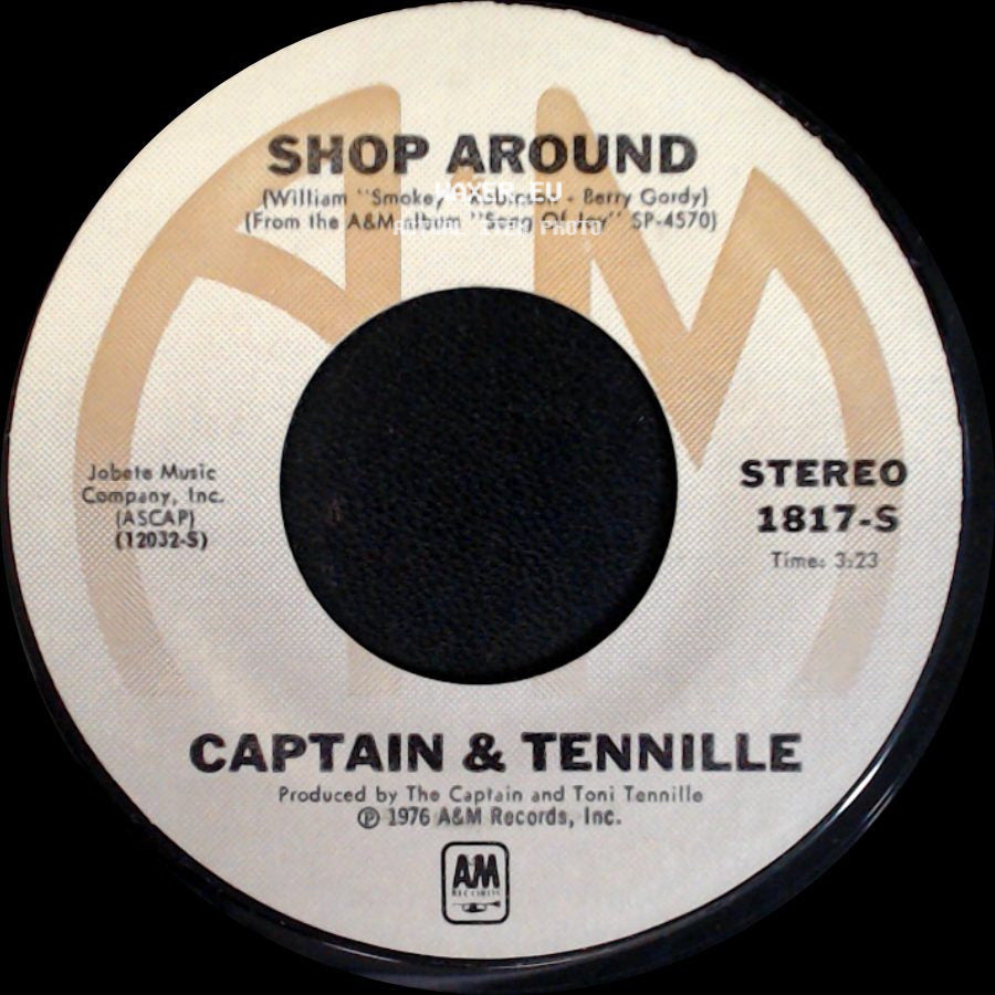 Captain & Tennille - Butterscotch Castle / Shop Around side B