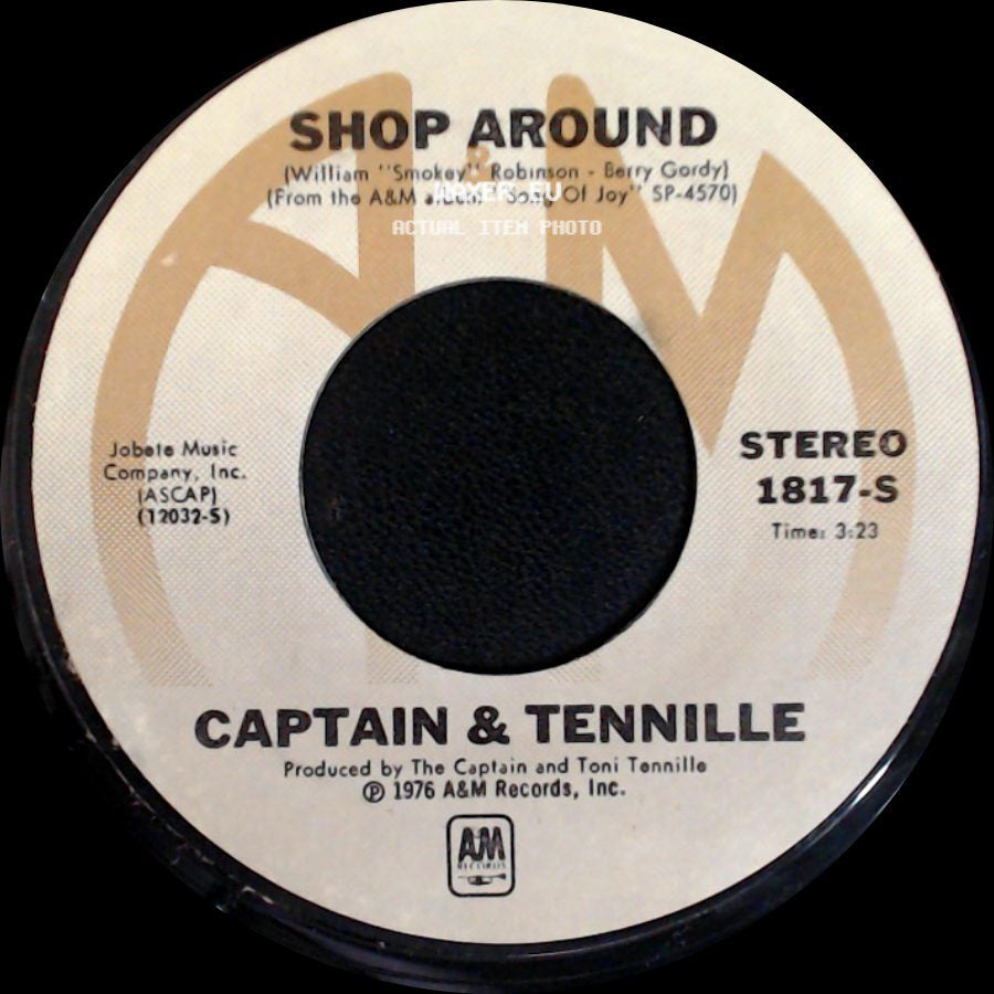 Captain & Tennille - Butterscotch Castle / Shop Around side B