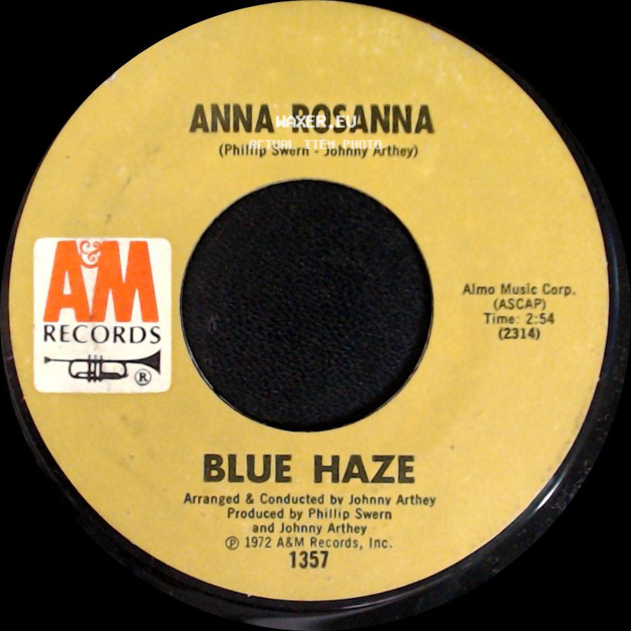 Blue Haze - Anna Rosanna / Smoke Gets In Your Eyes side A