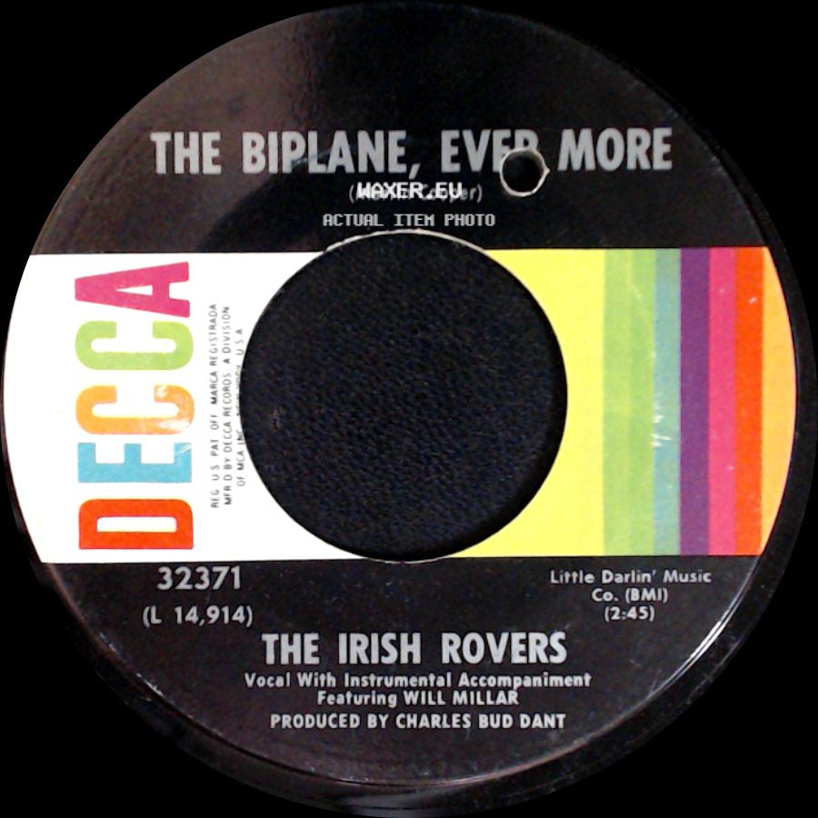 The Irish Rovers - Liverpool Lou / The Biplane, Ever More side B