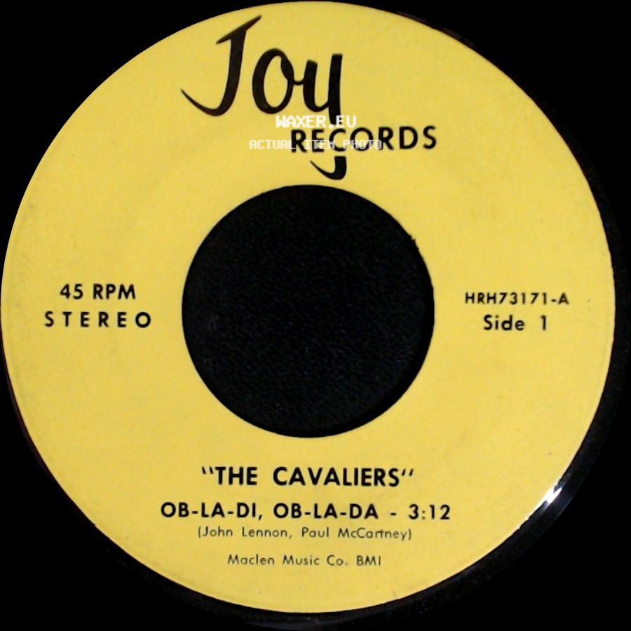 The Cavaliers - Ob-La-Di, Ob-La-Da / Rag Doll (Polka) side A