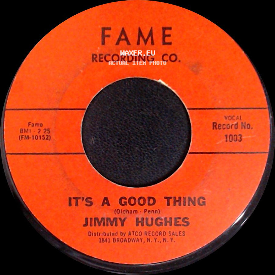 Jimmy Hughes - Neighbor, Neighbor / It's A Good Thing side B