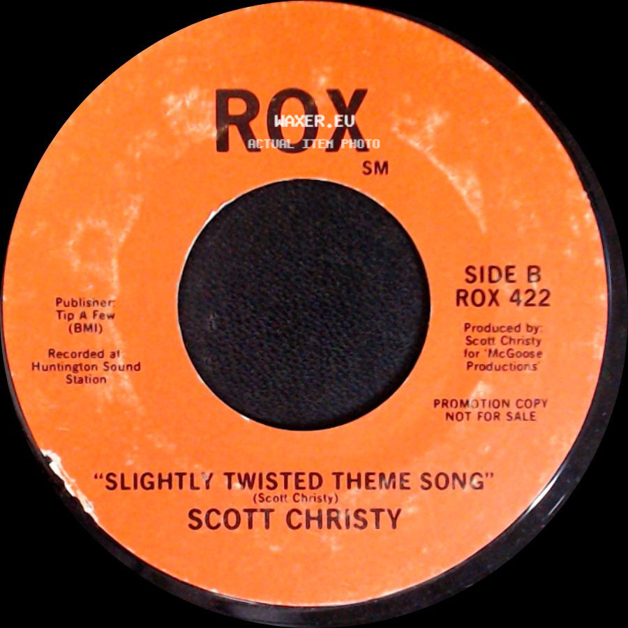 The Slightly Twisted Disapointer Sisters / Scott Christy - No More Madonna / Slightly Twisted Theme Song side B
