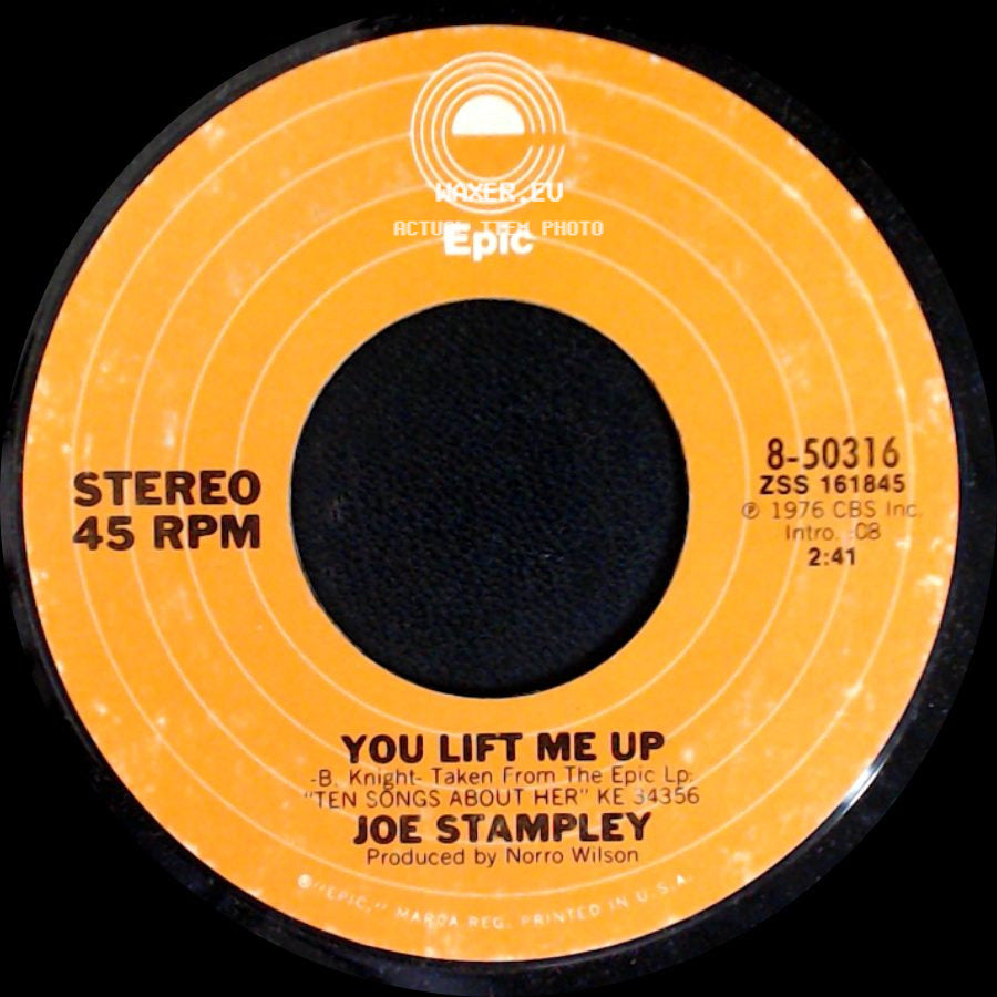 Joe Stampley - You Lift Me Up / There She Goes Again side A