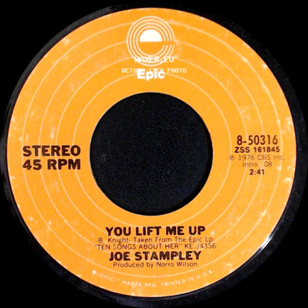 Joe Stampley - You Lift Me Up / There She Goes Again side A