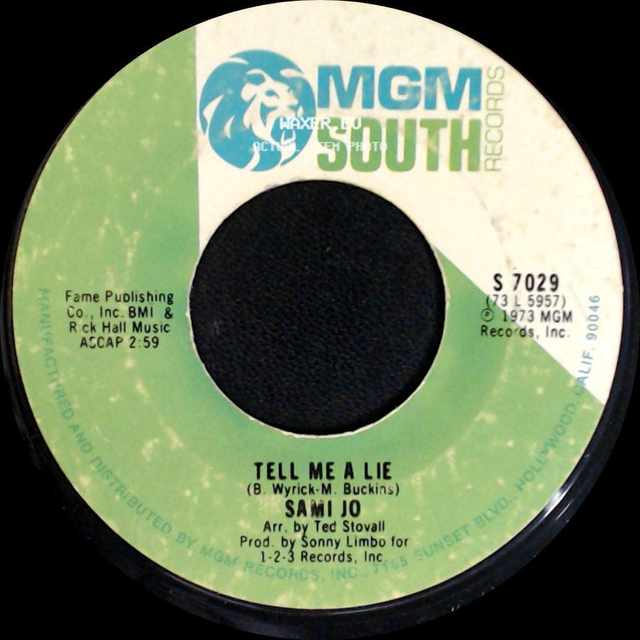 Sami Jo - Stay Where You Are / Tell Me A Lie side B
