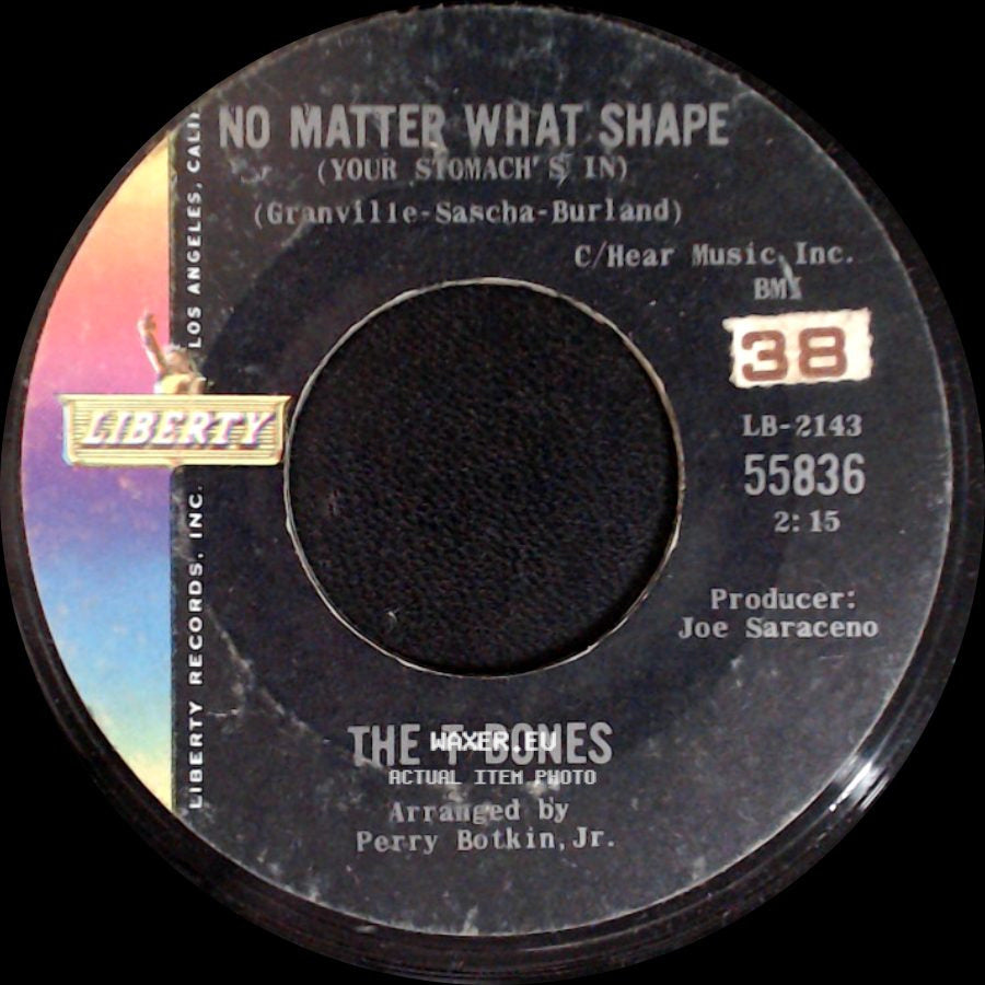 The T-Bones - No Matter What Shape (Your Stomach's In) / Feelin' Fine side A