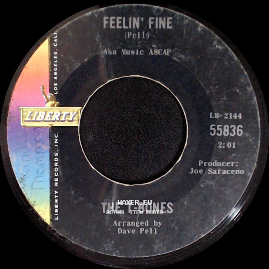 The T-Bones - No Matter What Shape (Your Stomach's In) / Feelin' Fine side B