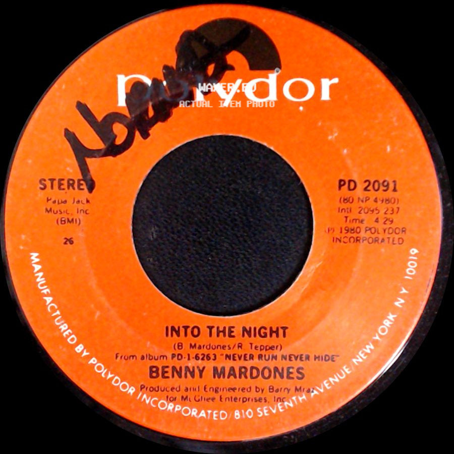 Benny Mardones - Into The Night / She's So French side A