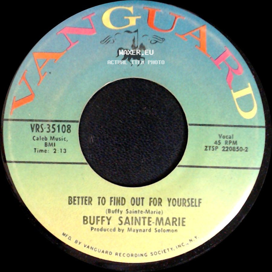 Buffy Sainte-Marie - The Circle Game / Better To Find Out For Yourself side B
