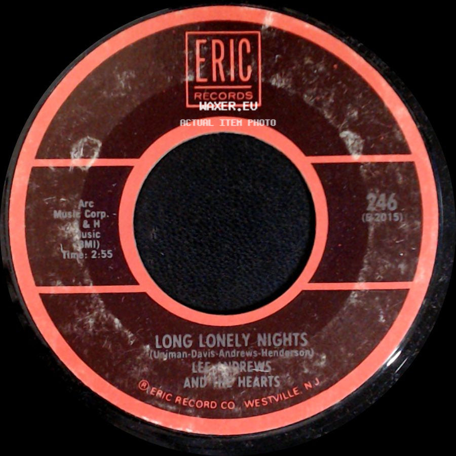 Lee Andrews And The Hearts - Long Lonely Nights / Teardrops side A
