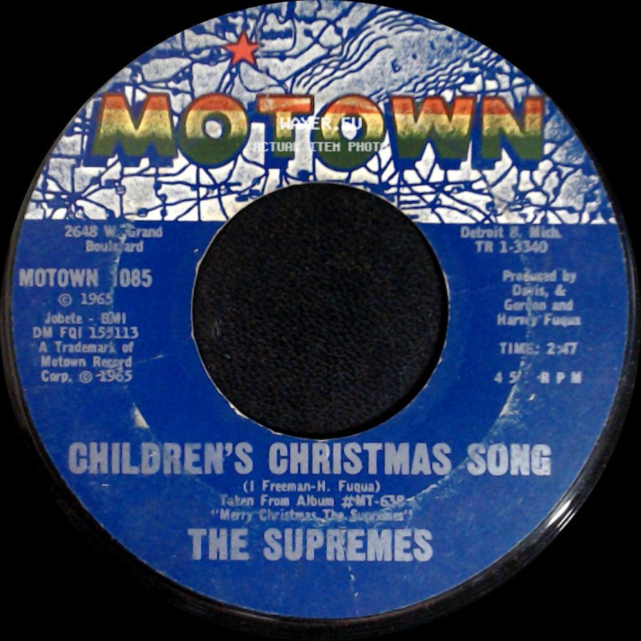 The Supremes - Twinkle Twinkle Little Me / Children's Christmas Song side B