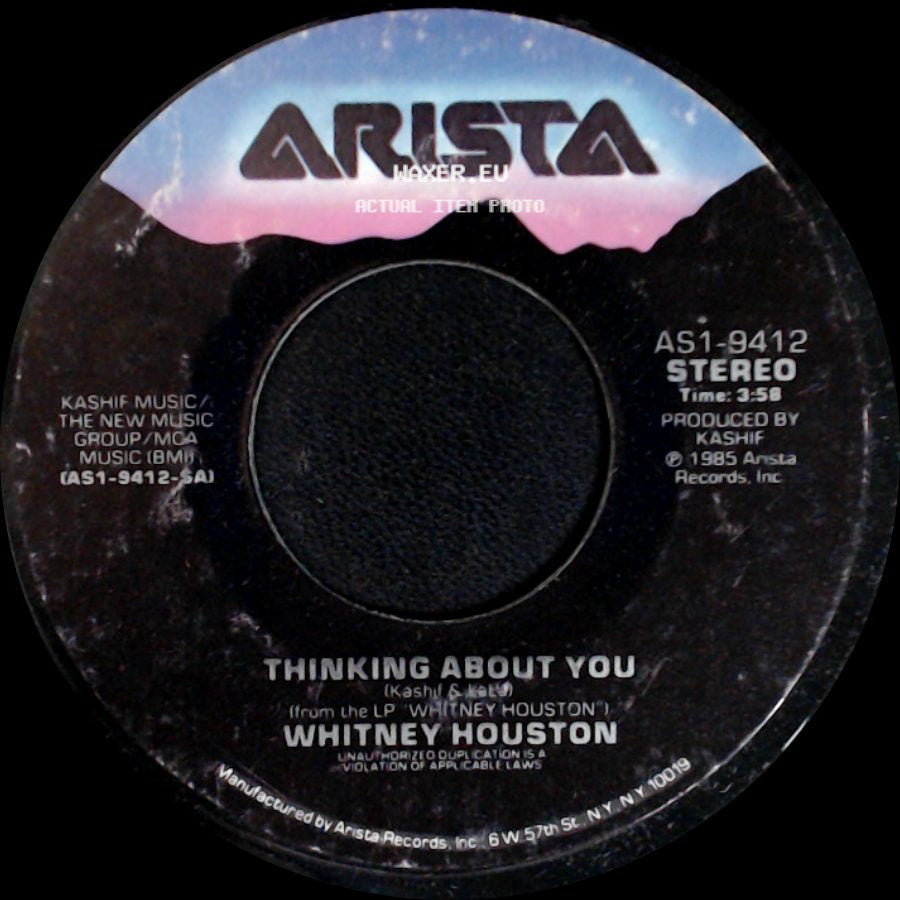 Whitney Houston - Thinking About You / Someone For Me side A