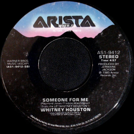 Whitney Houston - Thinking About You / Someone For Me side B
