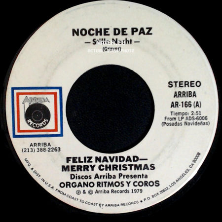 Organo Ritmos Y Coros - Noche De Paz - Stille Nacht / El Niño Del Tambor - The Little Drummer Boy side A