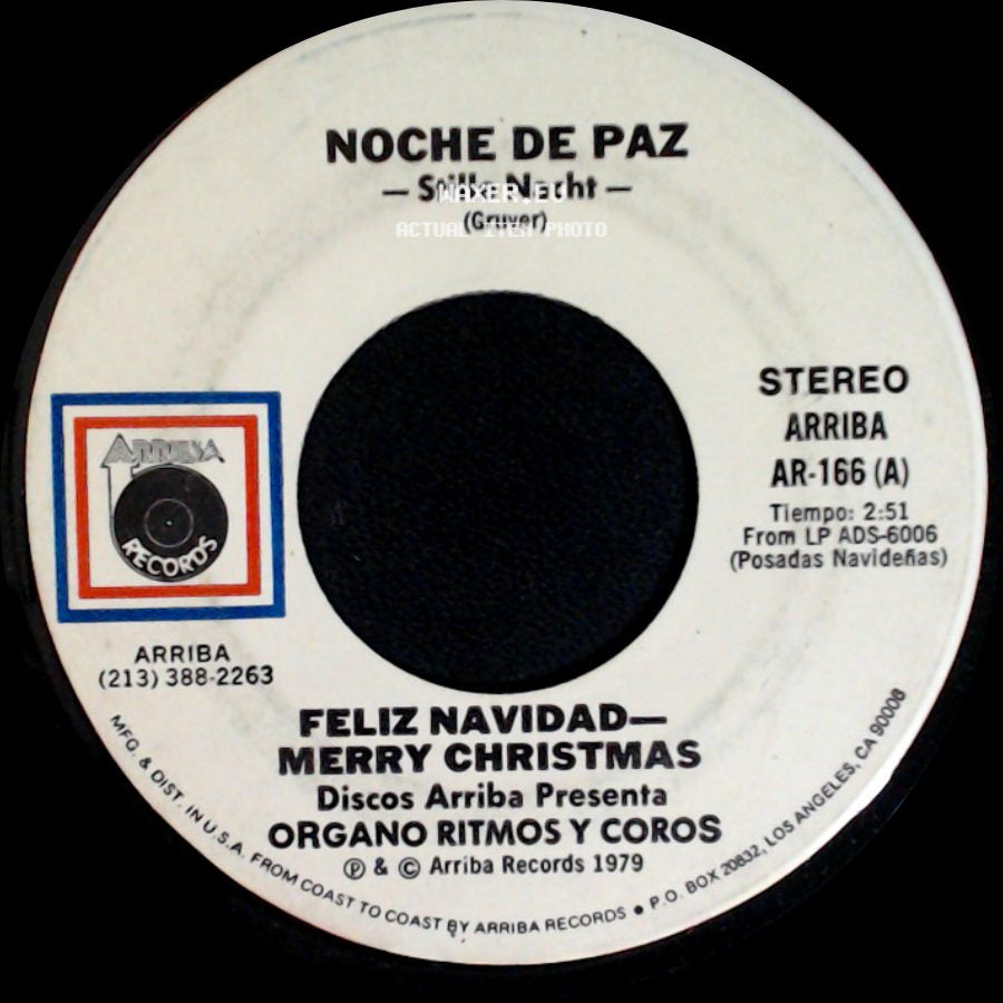 Organo Ritmos Y Coros - Noche De Paz - Stille Nacht / El Niño Del Tambor - The Little Drummer Boy side A
