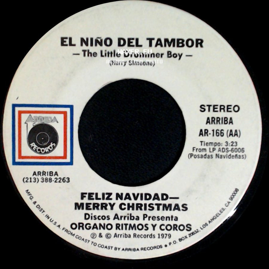 Organo Ritmos Y Coros - Noche De Paz - Stille Nacht / El Niño Del Tambor - The Little Drummer Boy side B