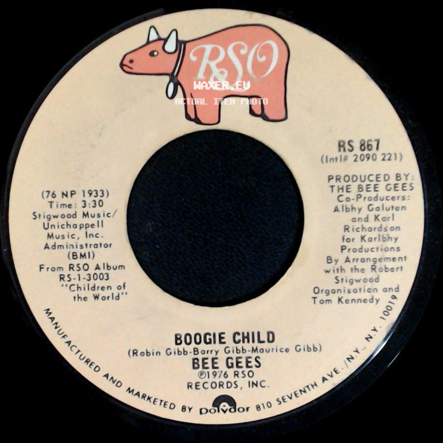 Bee Gees - Lovers / Boogie Child side B