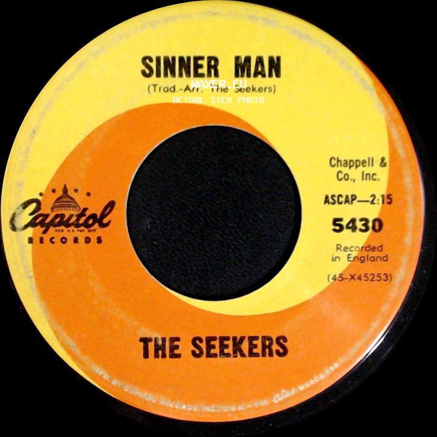 The Seekers - A World Of Our Own / Sinner Man side B