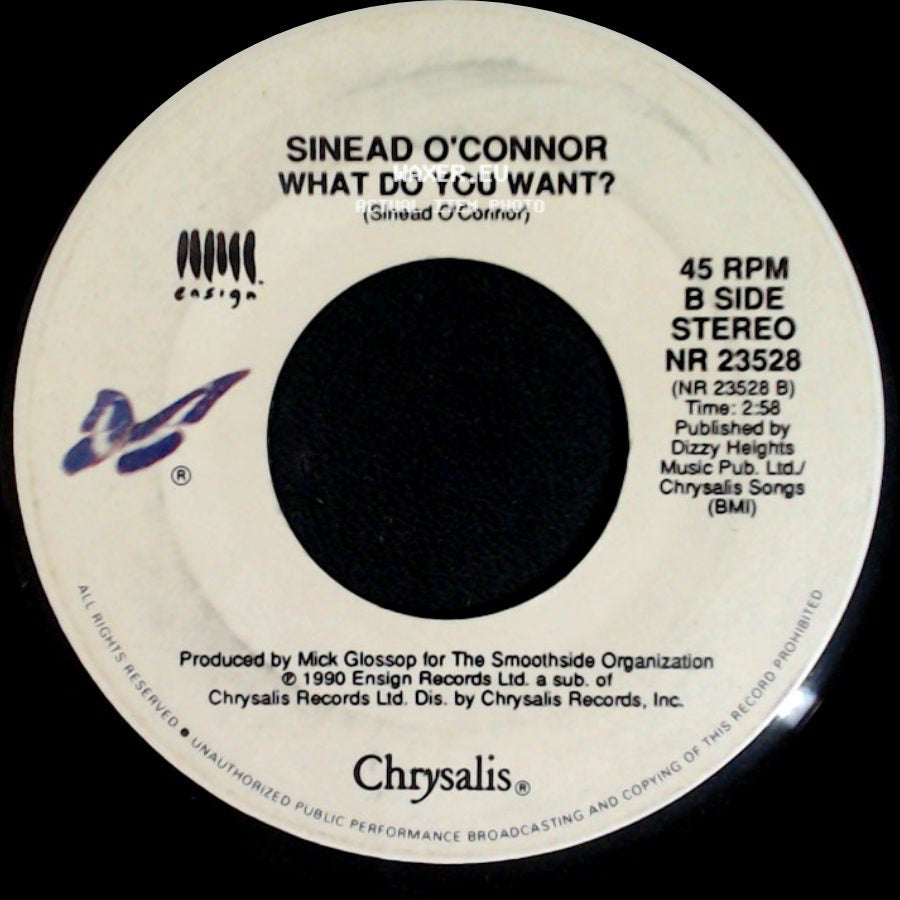 Sinead O'connor - The Emperor's New Clothes / What Do You Want? side B
