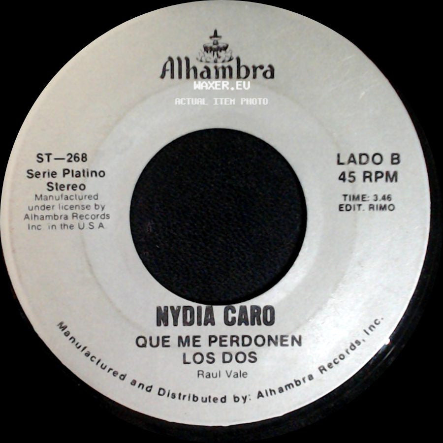 Nydia Caro - Carmelita / Que Me Perdonen Los Dos side B