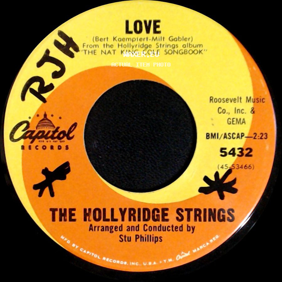 The Hollyridge Strings - Those Lazy-Hazy-Crazy Days Of Summer / Love side B