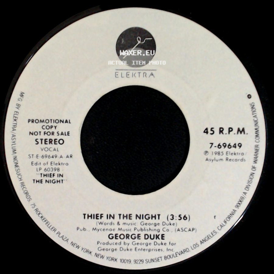 George Duke - Thief In The Night (3:56) / Thief In The Night side A