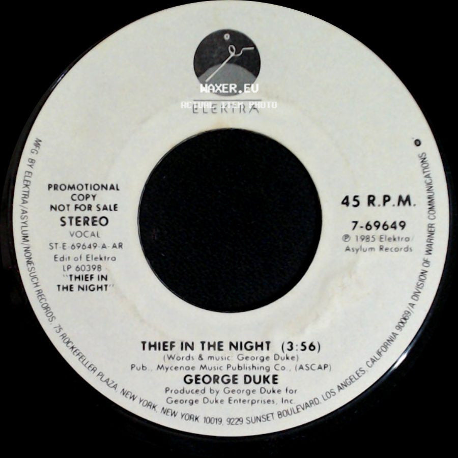 George Duke - Thief In The Night (3:56) / Thief In The Night side B