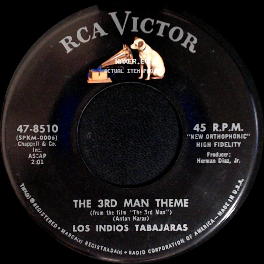 Los Indios Tabajaras - Darktown Strutters Ball / The 3Rd Man Theme side B