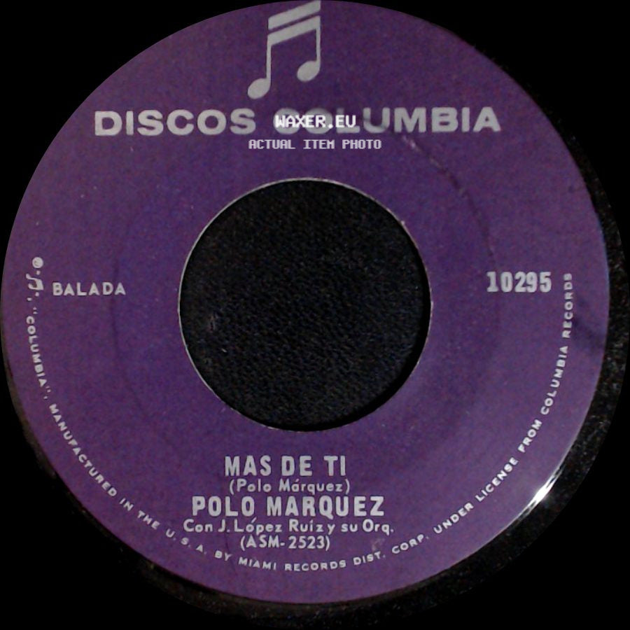 Polo Marquez - Guitarras, Lloren Guitarras / Mas De Ti side B