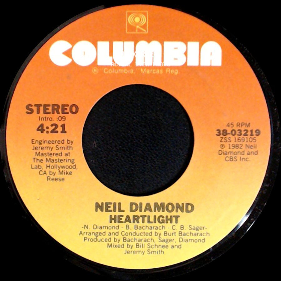 Neil Diamond - Heartlight / You Don't Know Me side A