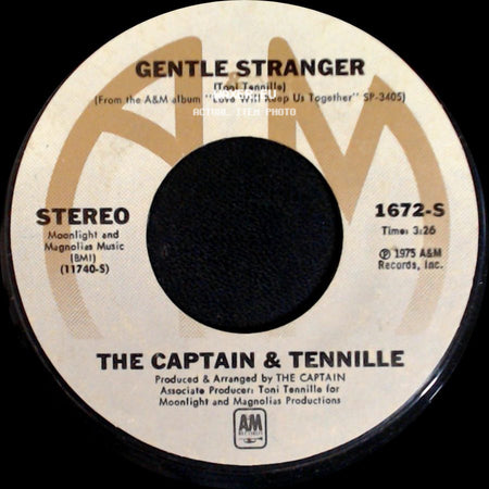 The Captain & Tennille - Gentle Stranger / Love Will Keep Us Together side A