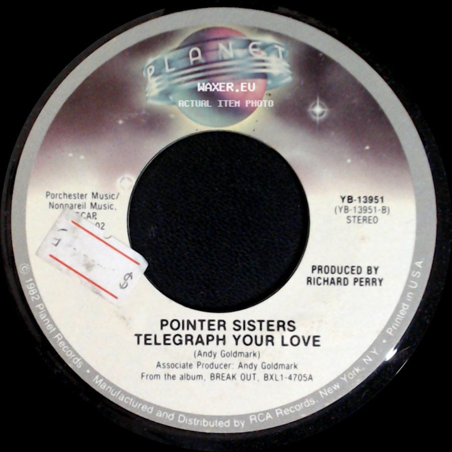 Pointer Sisters - Telegraph Your Love / Neutron Dance side A