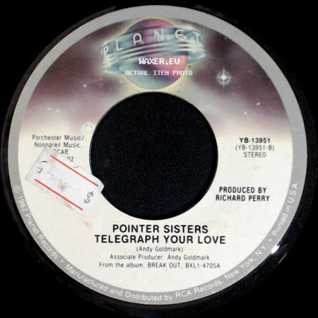 Pointer Sisters - Telegraph Your Love / Neutron Dance side A