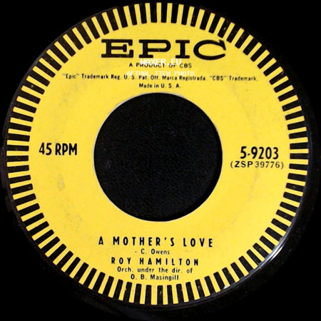 Roy Hamilton - A Mother's Love / A Simple Prayer side A