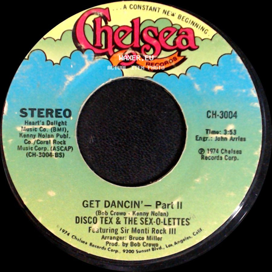 Disco Tex & The Sex-O-Lettes - Get Dancin' - Part Ii / Get Dancin' side A