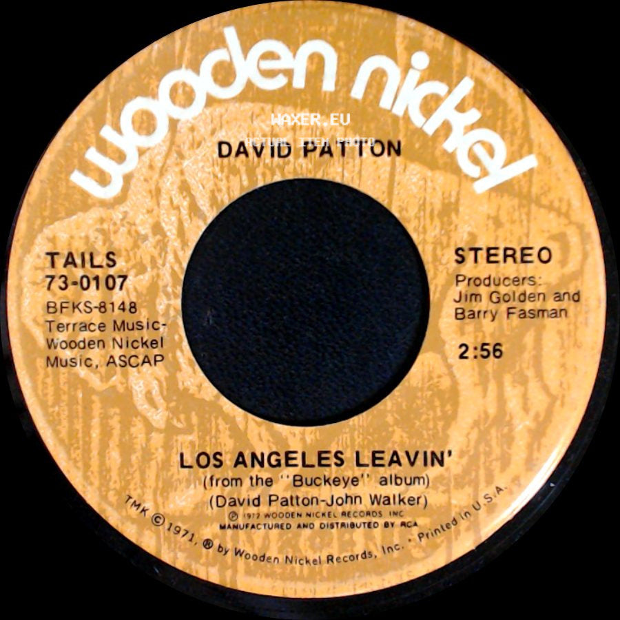 David Patton - Los Angeles Leavin' / People In Dallas Got Hair side A
